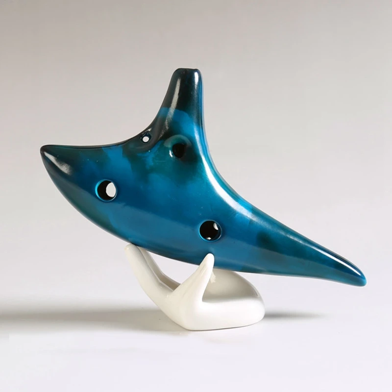 12 двенадцати отверстий для сжигания риса окарина альт с тюнинг начинающих