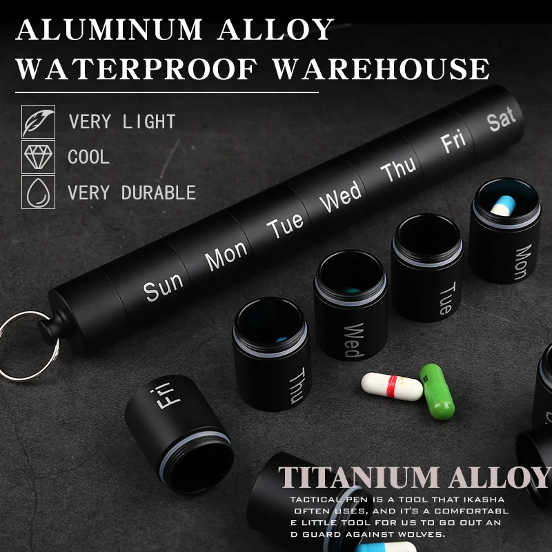 Портативный многослойный многофункциональный герметичный медицинский флакон