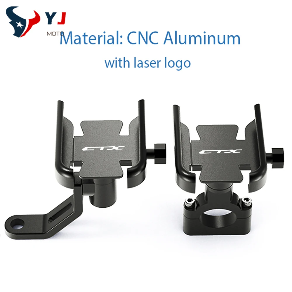 for honda ctx 700 750 ctx700 ctx700n ctx750 motorcycle cnc aluminum accessories handlebar mobile phone holder gps stand bracket free global shipping