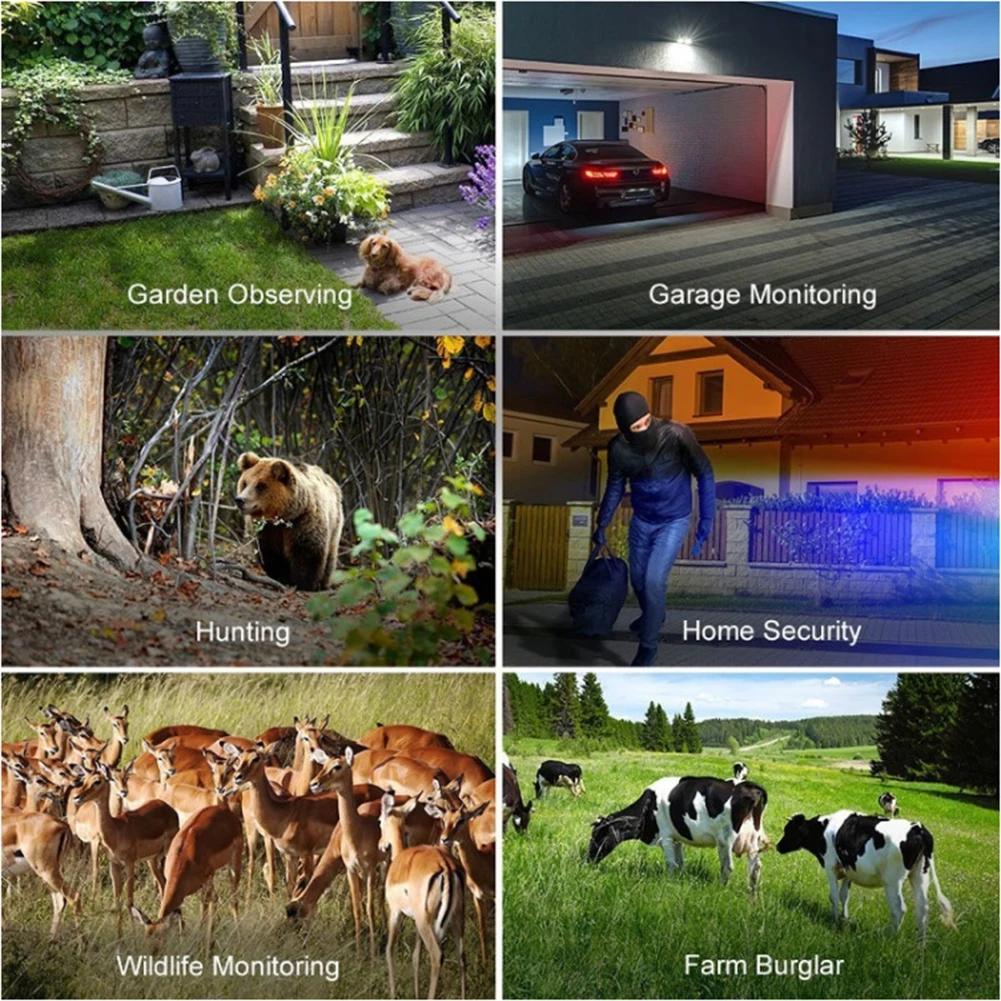 Фотоловушка фотоловушка 12 МП 1080P инфракрасное ночное видение 120 Нм Охотничья