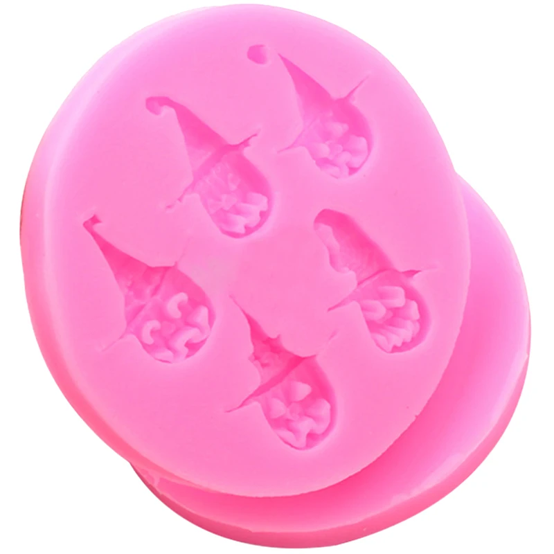 Хэллоуин пират Тыква силиконовая форма для торта декоративная шоколадная