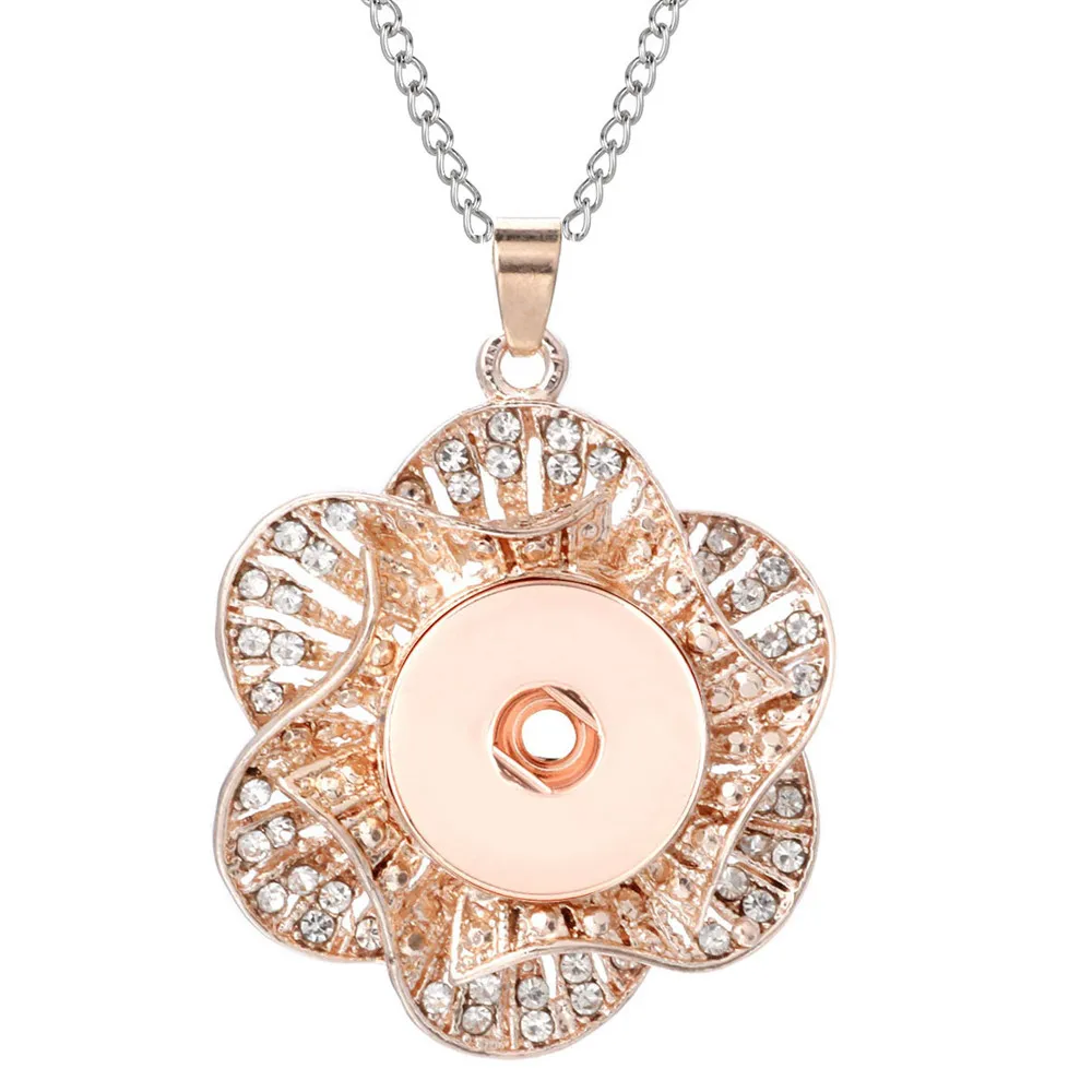 Новинка ювелирное изделие с кнопками розовое золото кристалл цветок кнопка