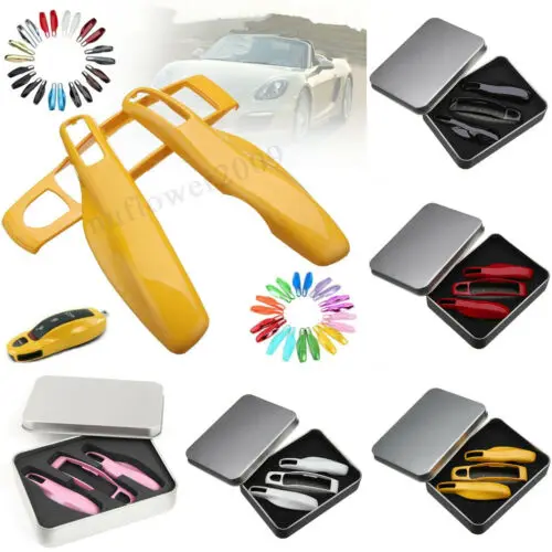 3 шт. чехол для ключа дистанционного управления автомобиля чехлы Porsche Panamera Carman Macann