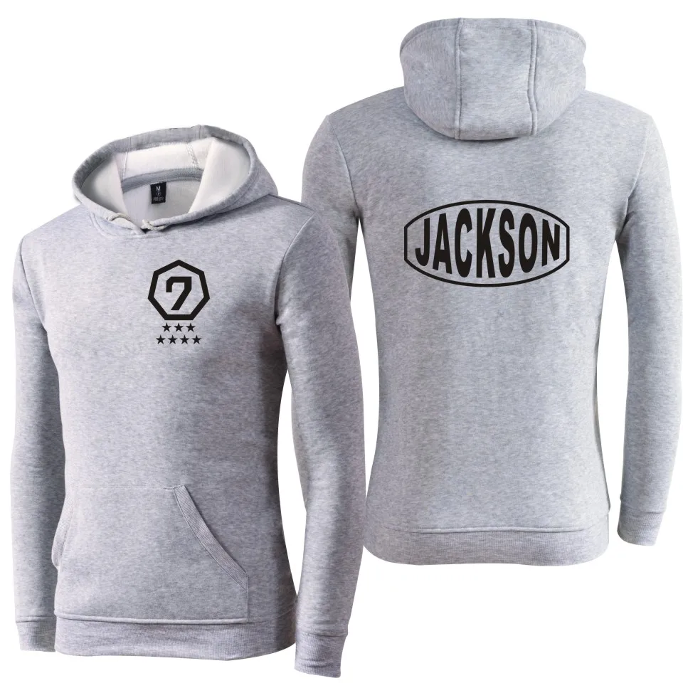 fashion GOT7 Hoodies Sweatshirts men/women Popular Combination JB JR Jackson Mark Bambam high quality Casual autumn warm clothes | Мужская