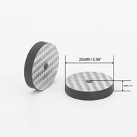 8xaudiocrast ft003 25x5mm carbon fiber speaker spike isolation stand cone base pads shoe feet