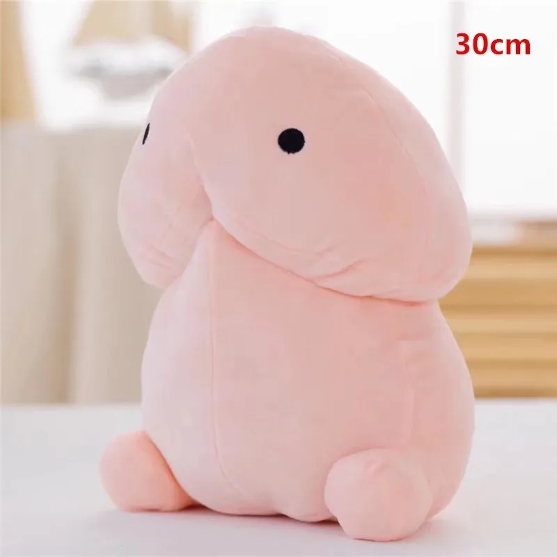 30cm 10/20 Вт, 30 Вт, 50 см забавные пенис плюшевые игрушки и куклы из мультфильма мягкие чучела с презентабельным видом: имитация пениса, плюшевая игрушка-подушка Милая сексуальная игрушка в подарок для подруги - Цвет: 30cm