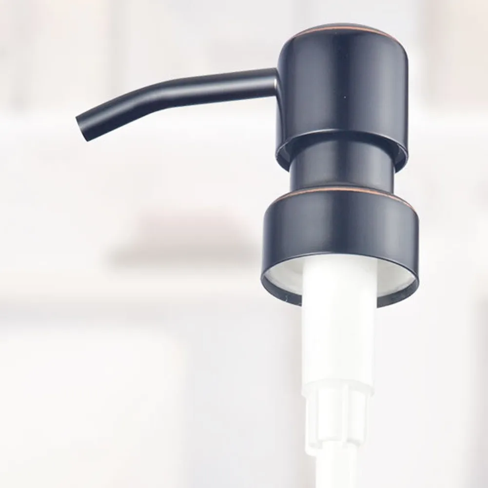 

Pump Head Metal DIY Soap Pump Liquid Lotion Dispenser Replacement Head Nozzle Electroplating Jar Tube