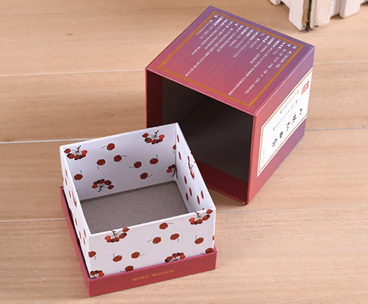 Белая крафт бумага Бумага Подарочная коробка ювелирных изделий картона посылка