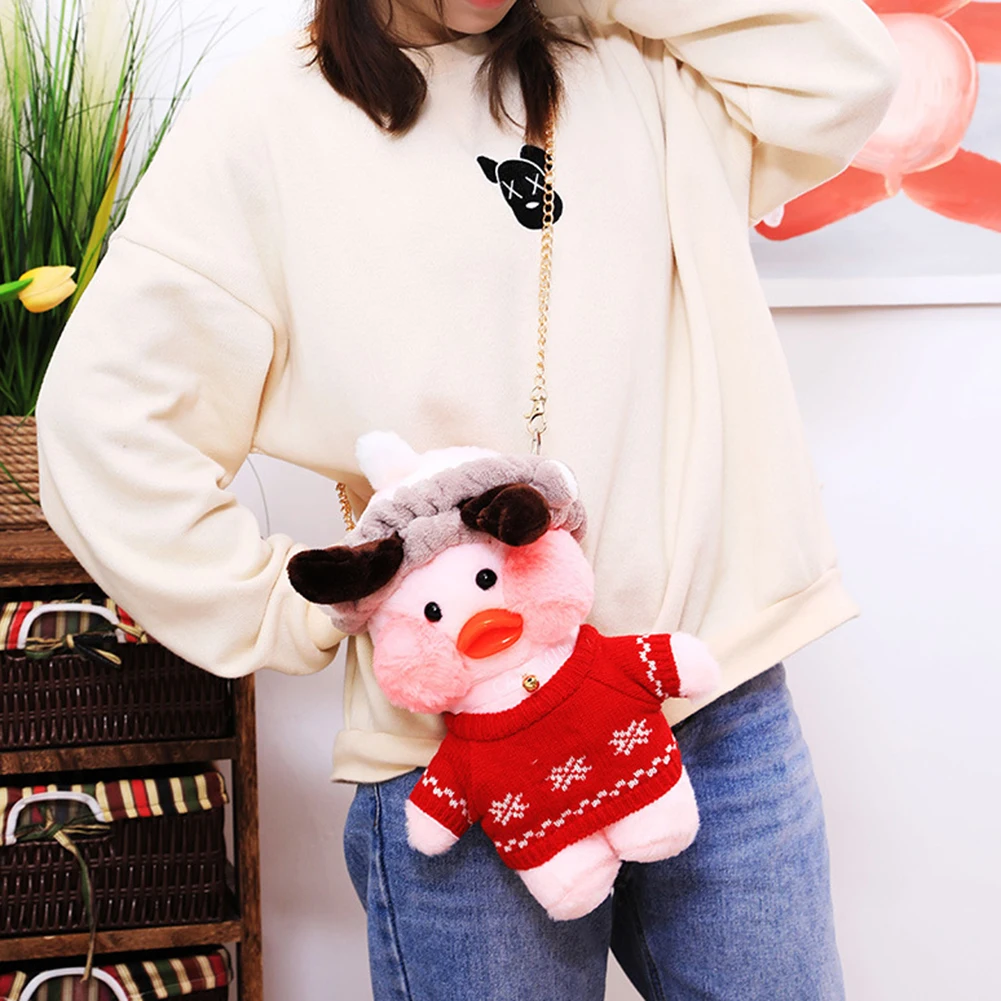 

Creative Doll Bag Cartoon Duck Toy Makeup Shoulder Bag Gift for Kids Women