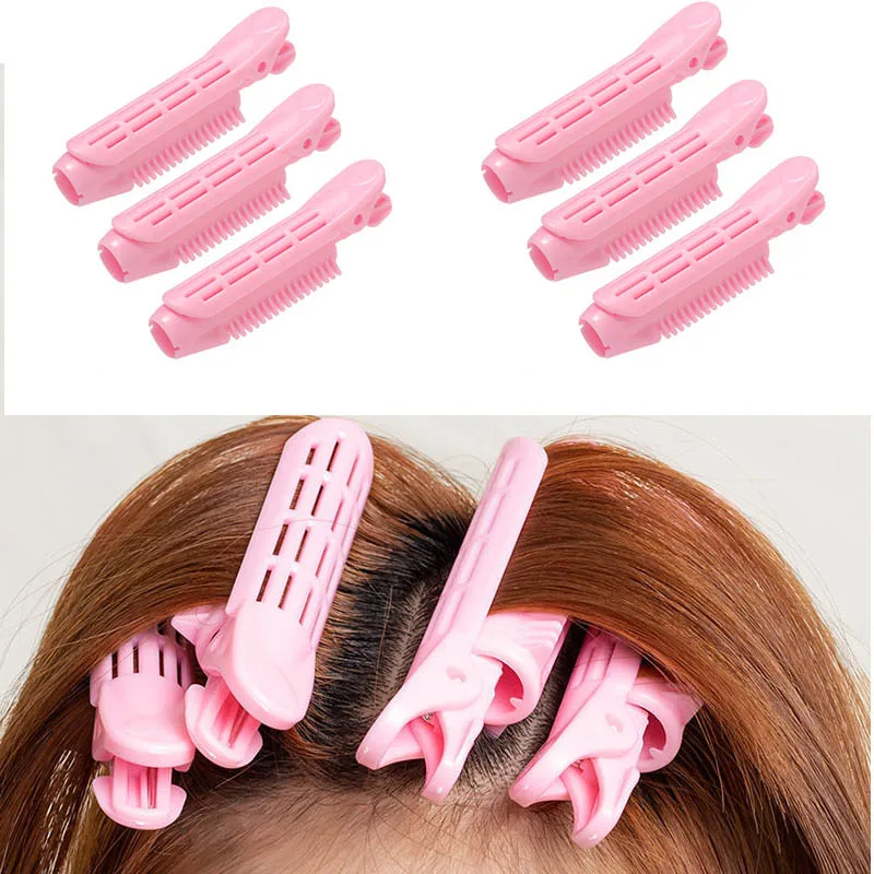 

Hair Curler Clips Clamps Roots Perm Rods Styling Rollers Fluffy Hair Tools Lightweight Easily Carrying Hair Part for women 1PC