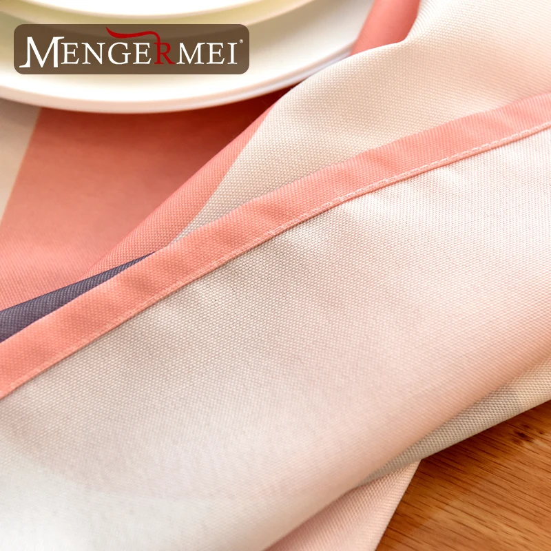 MENERME скатерть чехол на стул набор несколько цветов камень узор печати