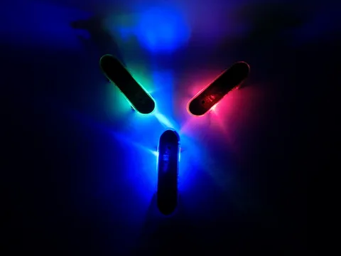 Светодиодный мини-скейтборд Verdetoutuga для детей