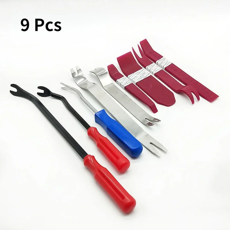 

Auto Pry Bar Door Clip Panel Trim Removal Tool Kits Navigation Disassembly Plastic Car Interior Seesaw Conversion Repairing Tool