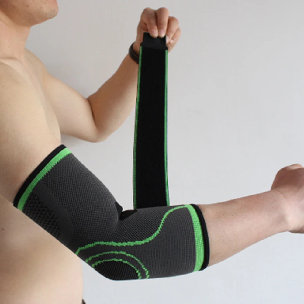 

Breathable Bandage Compression Sleeve Elbow Brace Palm Support Arm Brace Protector for Arthritis Volleyball Tennis