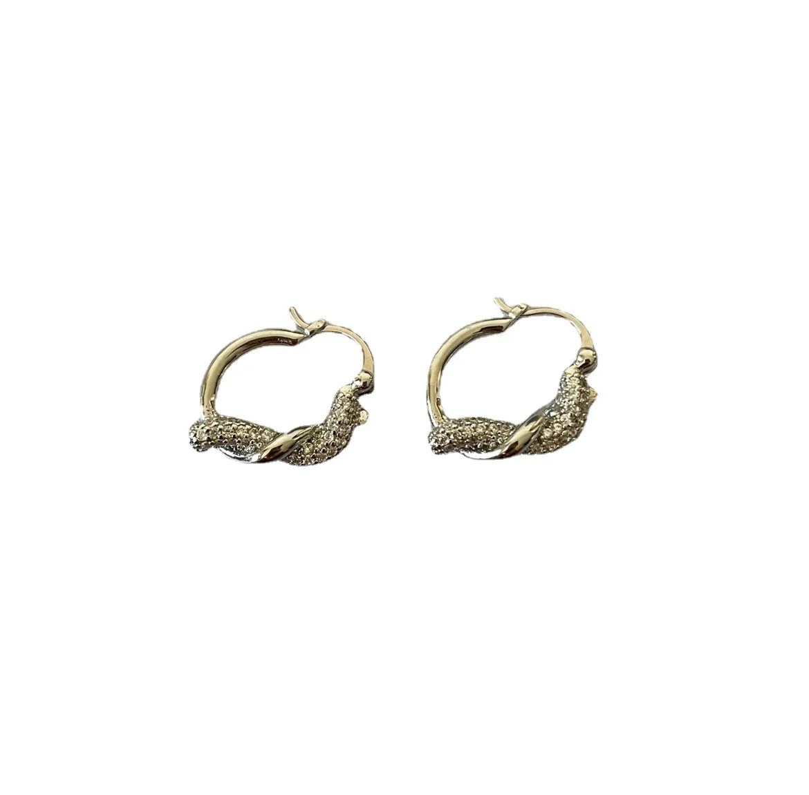 

VA-45 Knotted earrings French style simple personality design earrings fashion ins temperament girl heart trend earrings