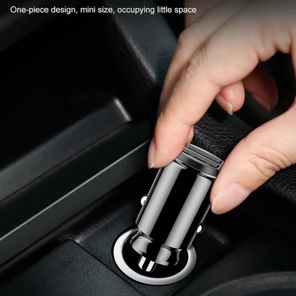 Автомобильное зарядное устройство Mini Dual USB Автомобильное зарядное устройство USB зарядное устройство для телефона 2 порта быстрое автомобильное зарядное устройство для iPhone X 8 7 samsung 1 м Micro USB кабель