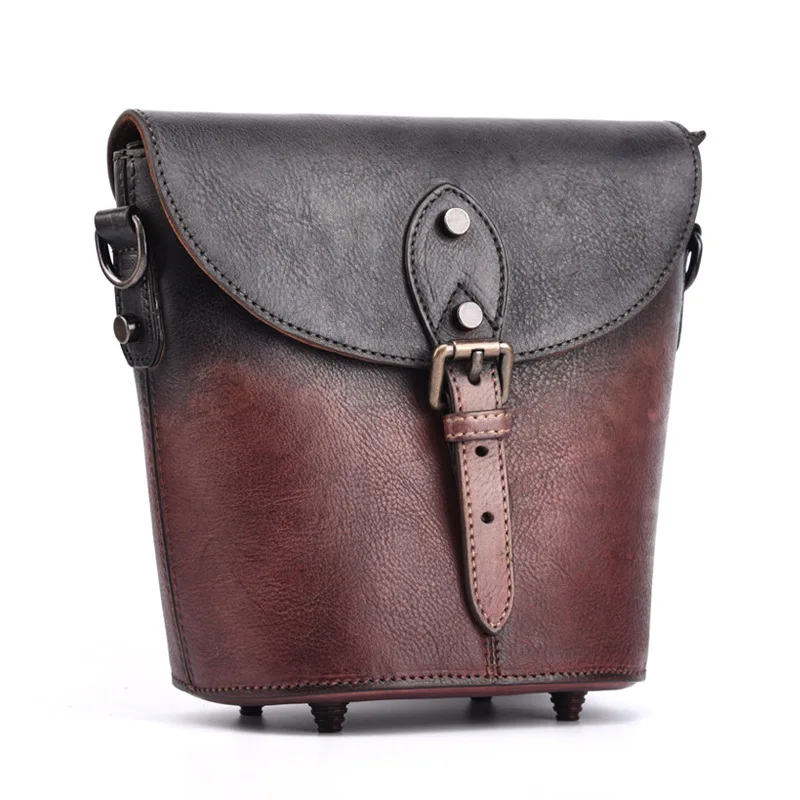 Женская сумка через плечо в стиле ретро Большая вместительная сумка-ведро из