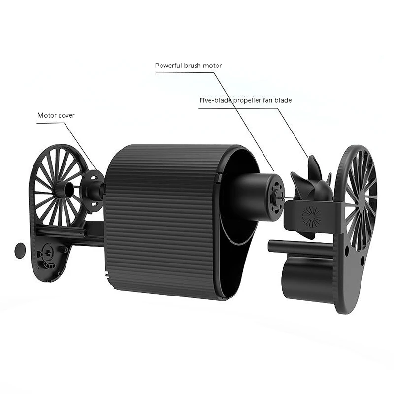 Мини вентилятор с usb питанием низким уровнем шума подвесной на талии легко носить