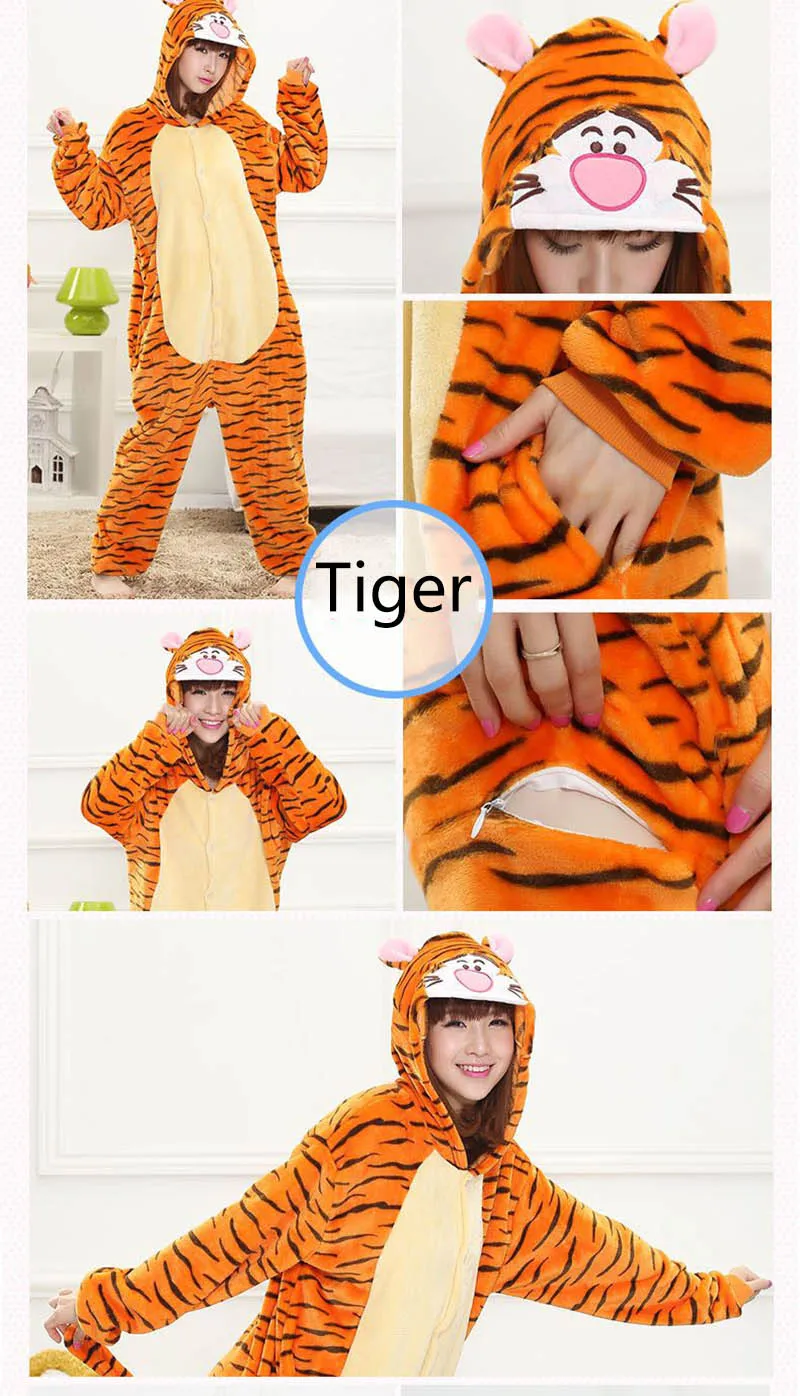 Аниме кигуруми Зебра Onesie взрослых женщин пижамы костюм животных летучая мышь пижамы фланелевые зимние теплые свободные мягкие Косплей пижамы