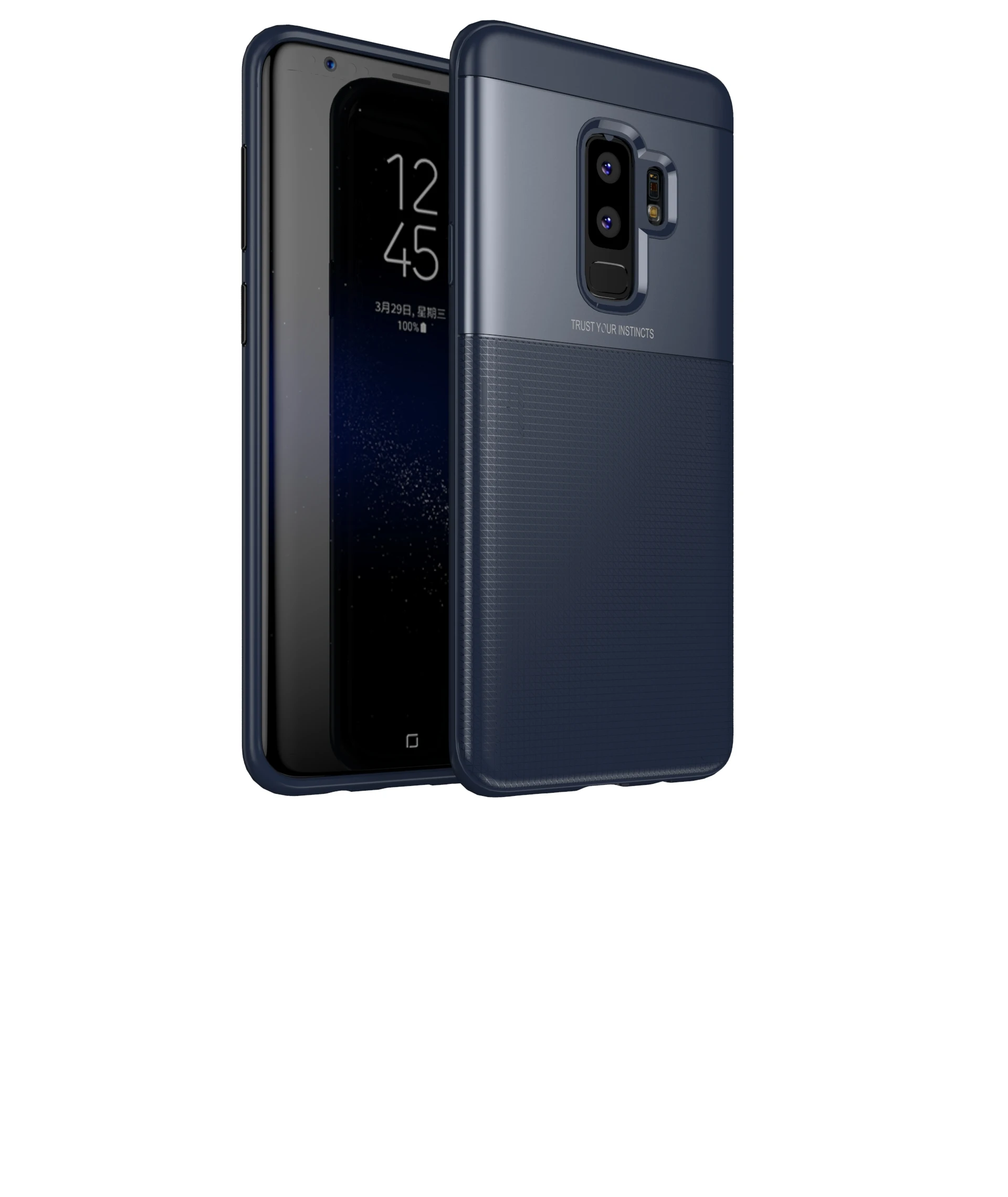 Полный защитный чехол без отпечатков пальцев для Samsung S9|Бамперы| |