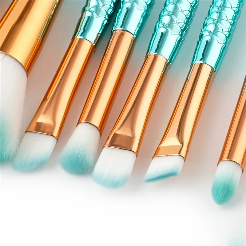 11 шт./компл. кисти для макияжа Красочные бровей Тени век румяна корректор