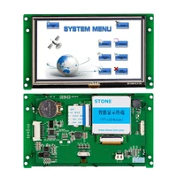 human machine interface embedded display lcd touch module 5 inch with controller program for industrial control