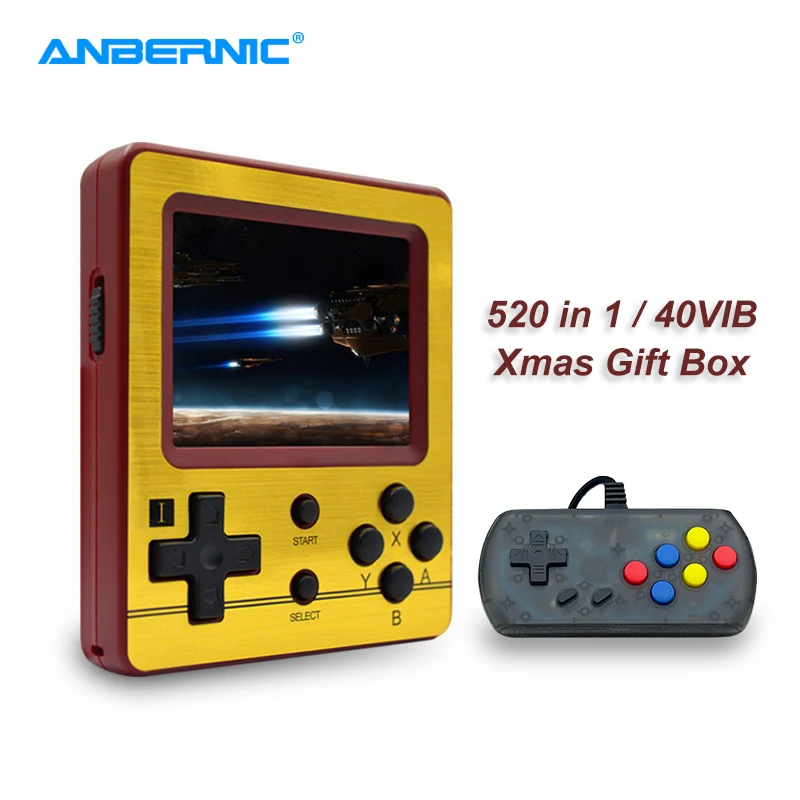 

ANBERNIC RG FC520 Retro Game Console 8 Bit FC VIB Game Mini Video Console Portable Handheld Game Player Boy Kid Xmas Gift Consol