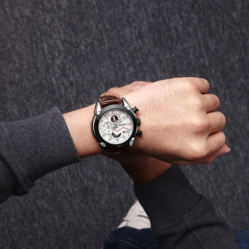 Часы наручные мужские кварцевые в стиле милитари брендовые Роскошные армейские