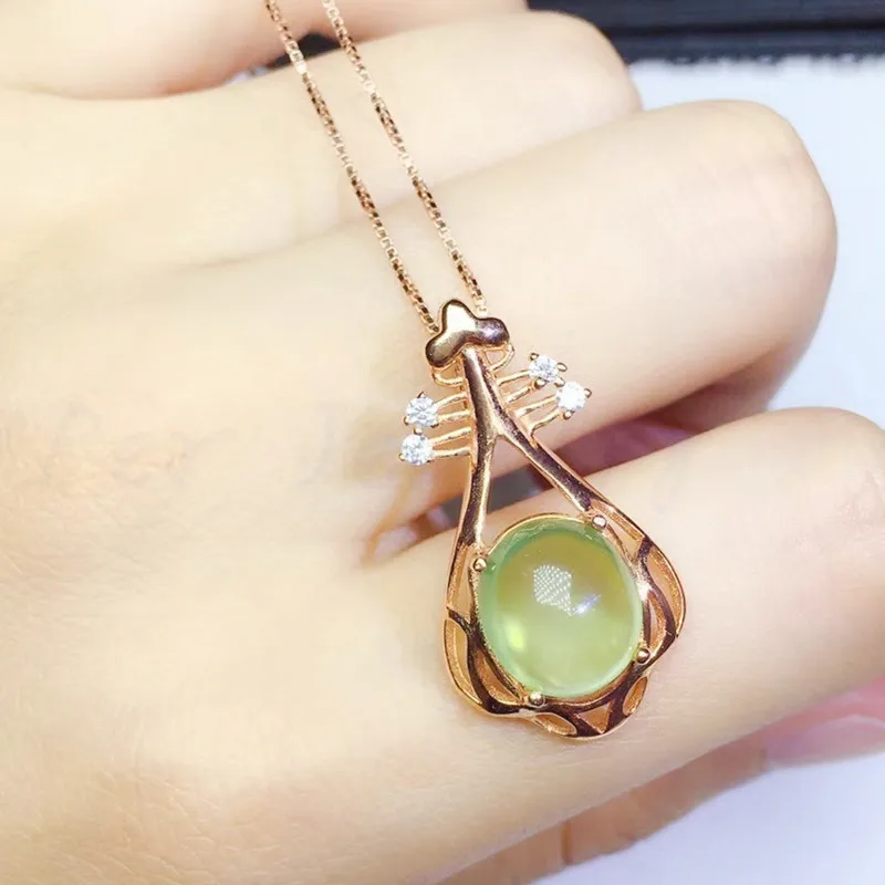 Натуральное ожерелье в стиле прехнит бесплатная доставка 2.6CT драгоценный камень