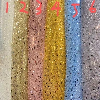 multicolor shiny bridal french net lace beaded fabric with sequins sewing material for women wedding dresses garment accessories