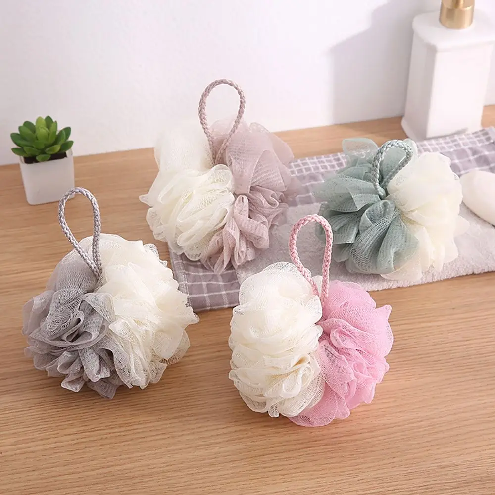 

1pc Soft Shower Mesh Foaming Sponge Bath Bubble Ball Body Body Scrub Skin Exfoliating Cleaner Back Brush Bathroom Accessories