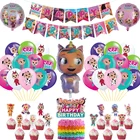 Воздушные шары для младенцев, кукольный шар с углами, баннер на день рождения, плач, магический слез, торт, Топпер, принцесса, детский Декор для вечеринки