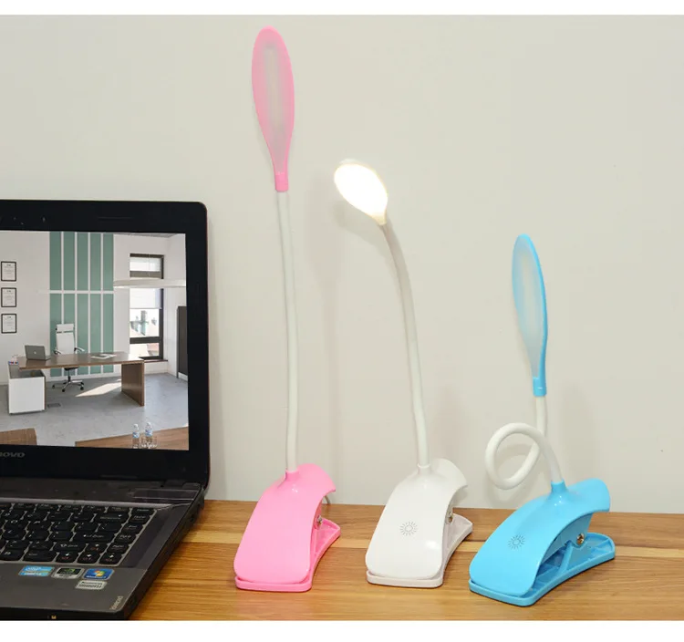 USB Led Настольная лампа с зажимом лампа настольная Гибкая защита глаз 14 светодиодов для прикроватной книги для чтения учебы офиса работы ребенка ночник