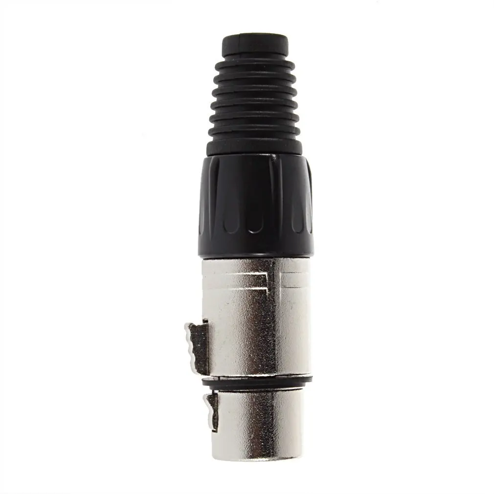 

1Pc Type Mic Microphone XLR Male 3-Pin Audio Cable Connector