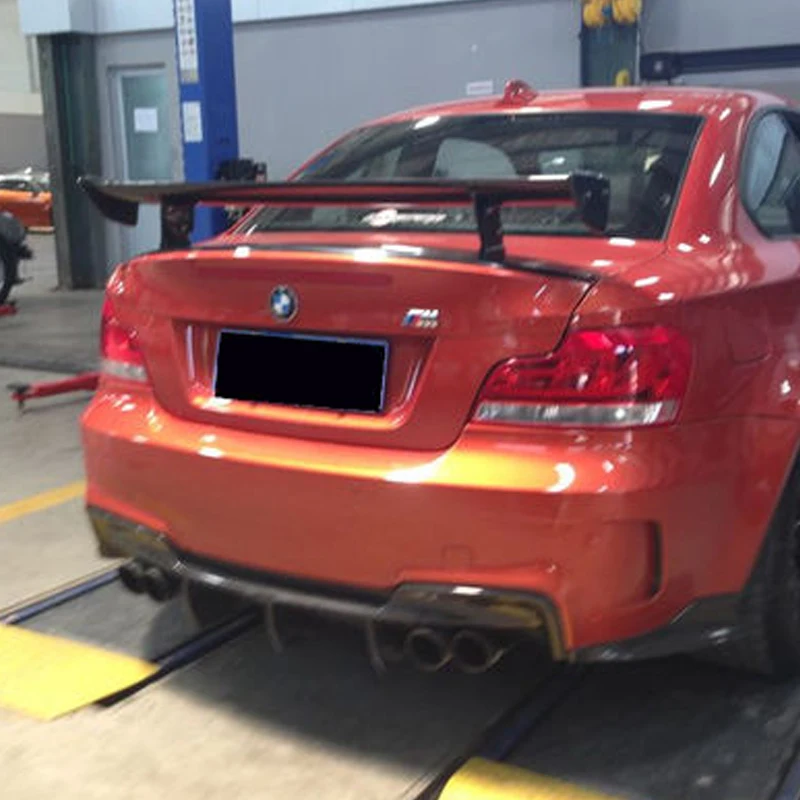 Задний фартук из углеродного волокна E82 1 м разделитель крышки для BMW 2011 2013