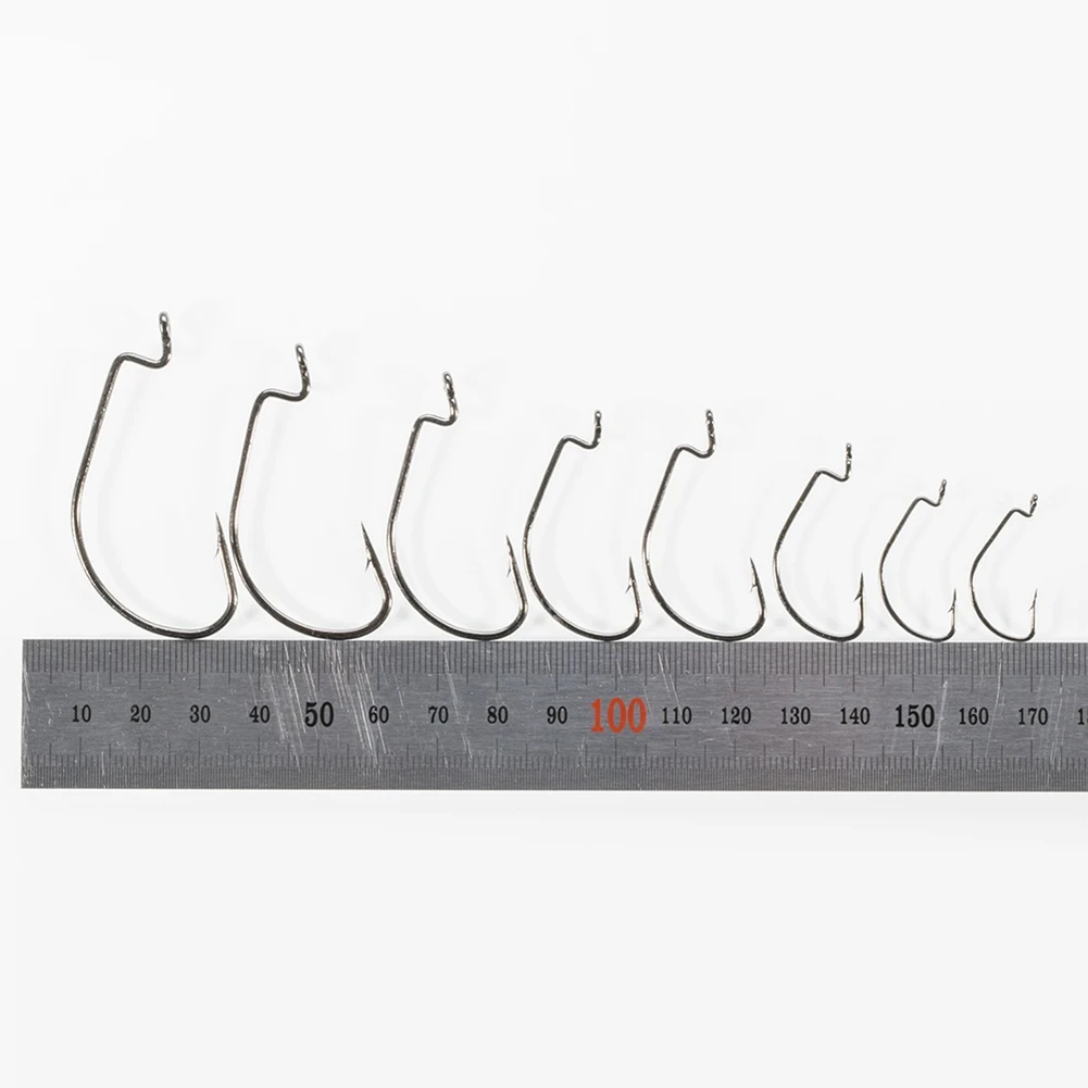 

30Pcs/ Set Barbed Crank Hook Lure Worm Bait Outdoor Fishing Lures Tools Tackle Accessories