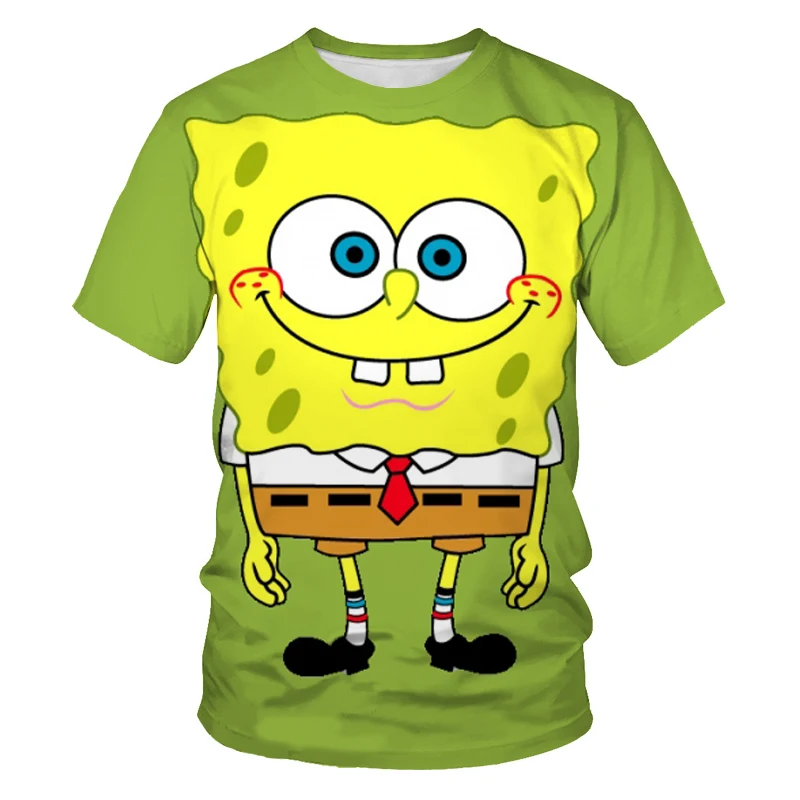 

3D printing men and women all-match outdoor casual T-shirt cartoon anime characters loose summer trend O-neck short-sleeved