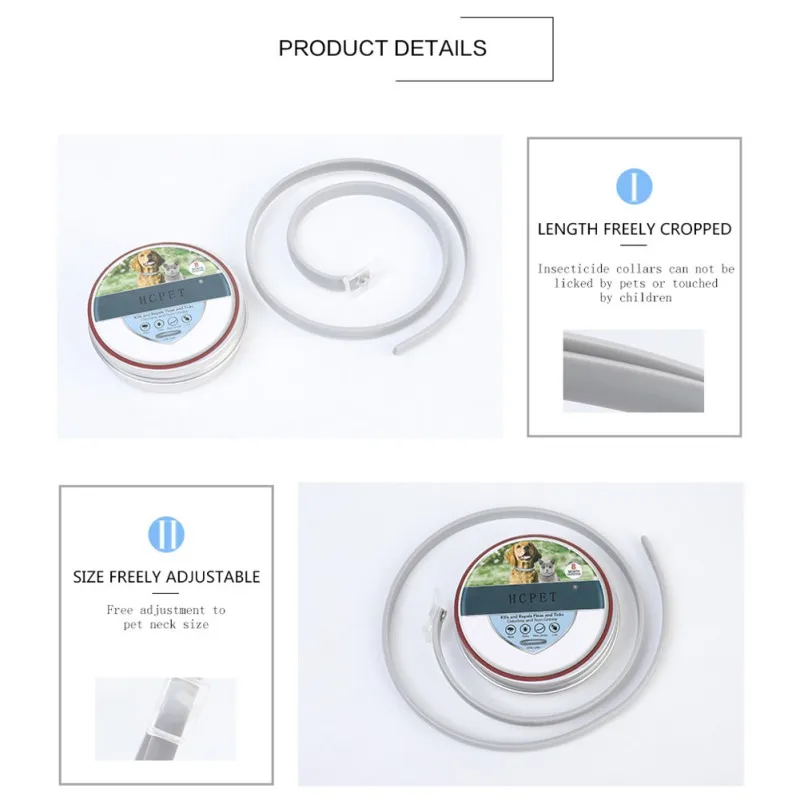 

Pet Collar Cats and Dogs in Addition to Mites Parasites Dog Collar Waterproof Herb Pet Collar Protection Dog Accessories