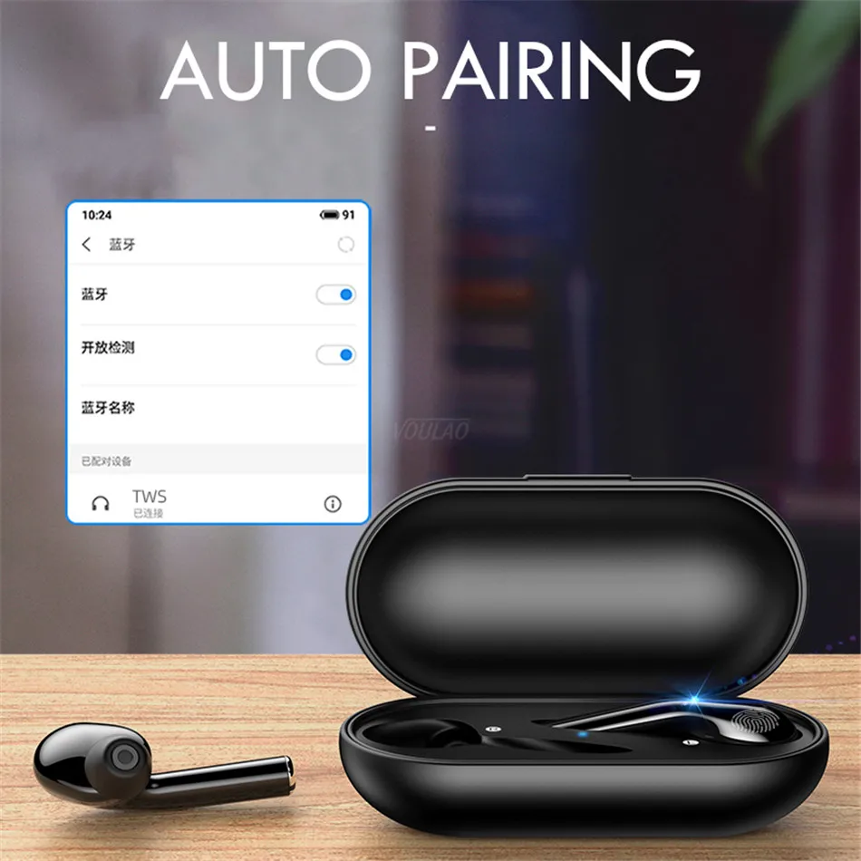 M6S FreeBud Bluetooth-наушники Беспроводная Bluetooth-гарнитура 5 0 Спортивные наушники Ture