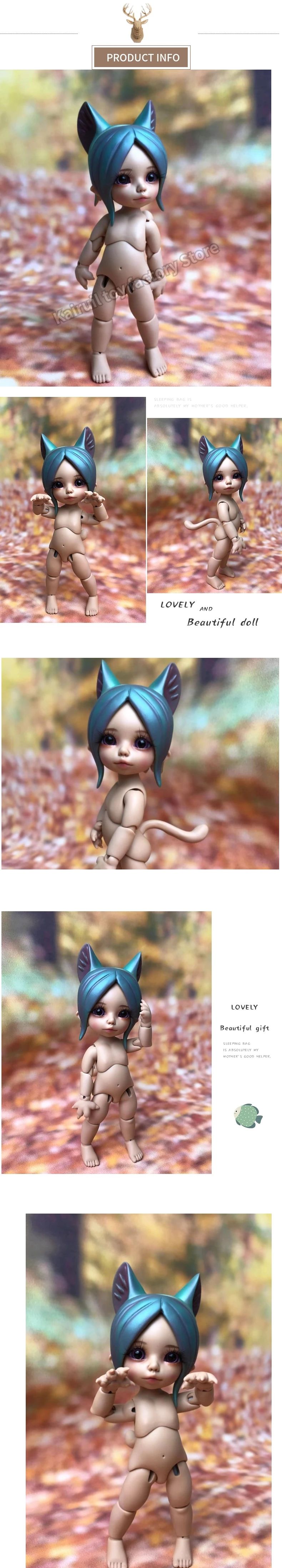 bjd кукла-собак и кошек для кошек