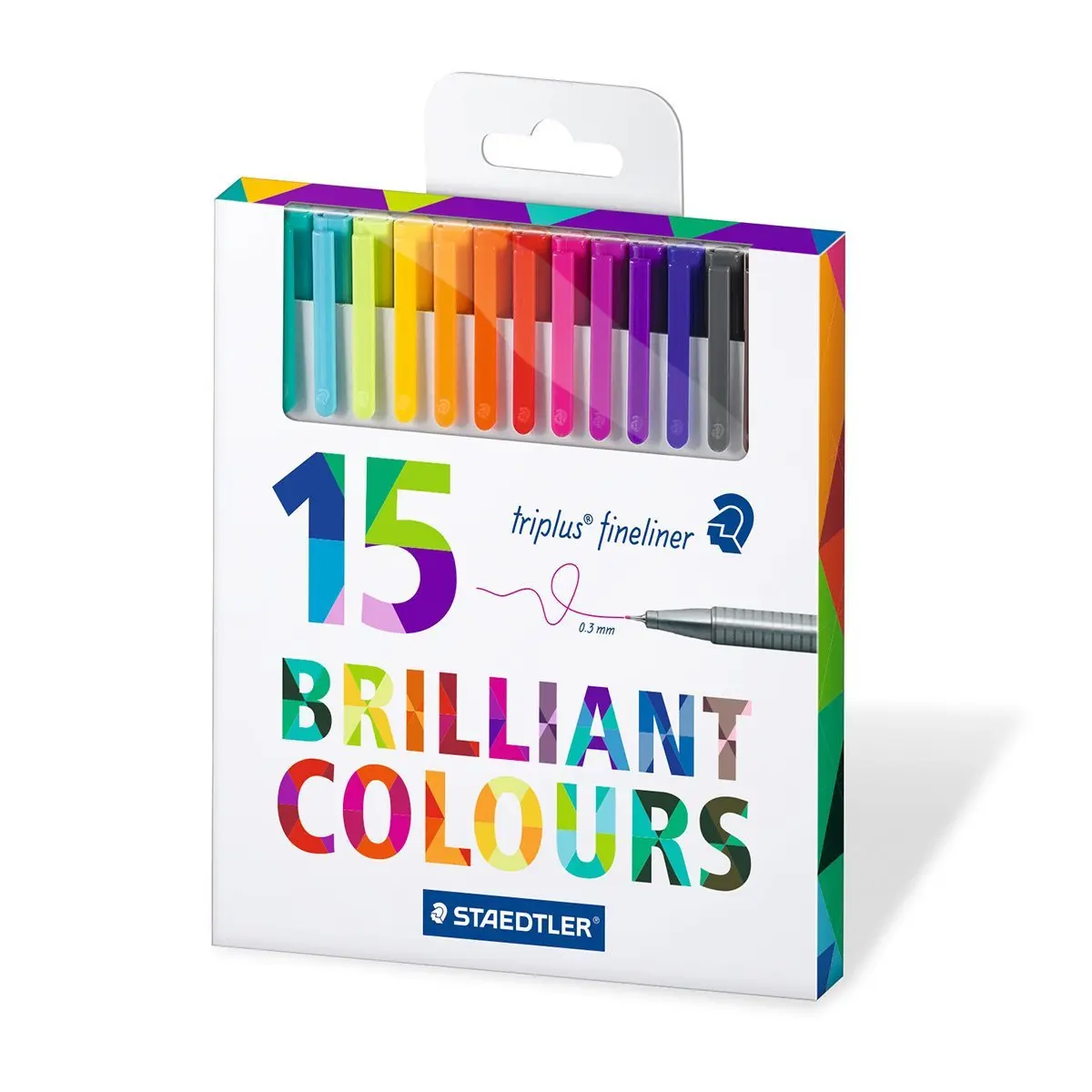 Перо STAEDTLER Triplus Fineliner 0 3 мм маркер с металлическим плакированным наконечником