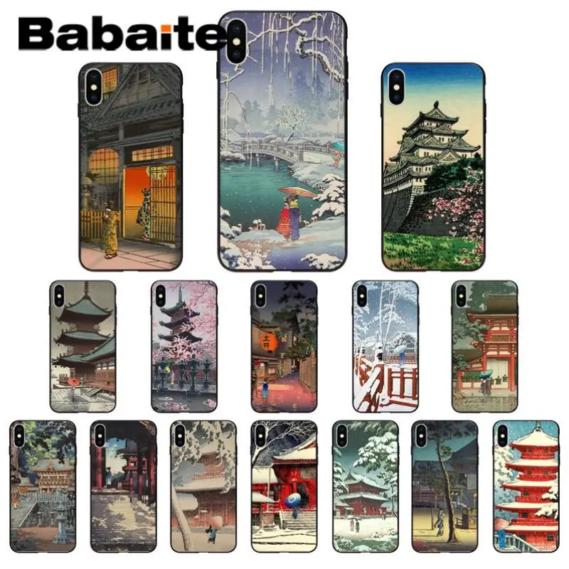 Для iphone 11pro Макс серия укиё э Токио японское Искусство протектор чехол для