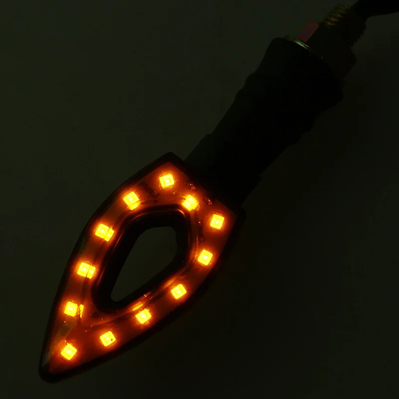 POSSBAY 1 пара фонарики для мотоцикла в стиле стрел светодиодсветодиодный желтого