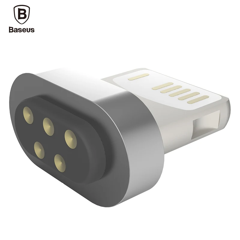 Baseus для магнитного lightning usb кабель для зарядки с адаптером для iPhone xs max xr 8 7 6s plus 5s 11 apple ipad pro быстрое зарядное устройство 8pin