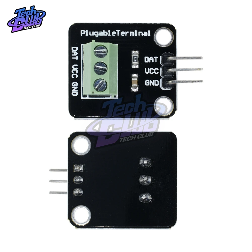 Модуль датчика температуры DS18B20 водонепроницаемый модуль из нержавеющей стали с