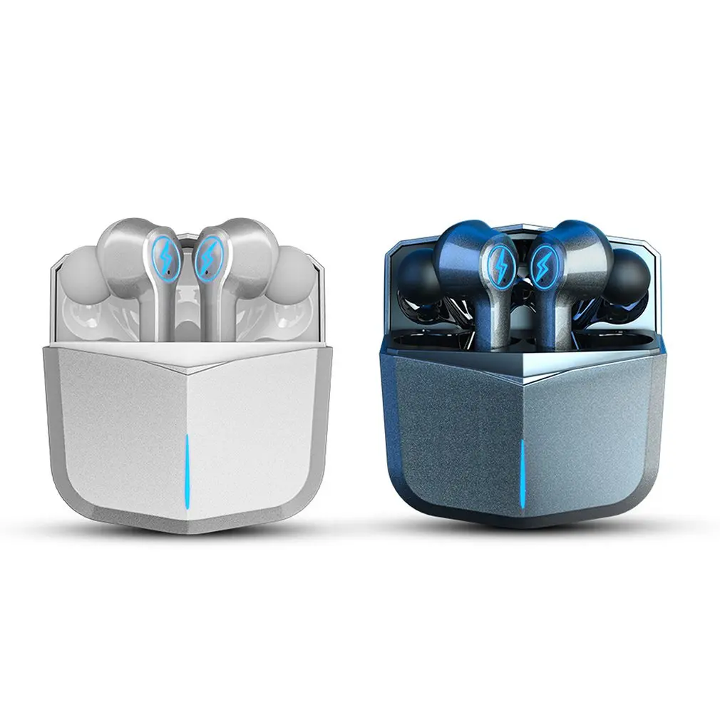 

Беспроводные наушники 5,0 с зарядным футляром 400 мАч, спортивные водонепроницаемые наушники-вкладыши, музыкальные гарнитуры с микрофоном