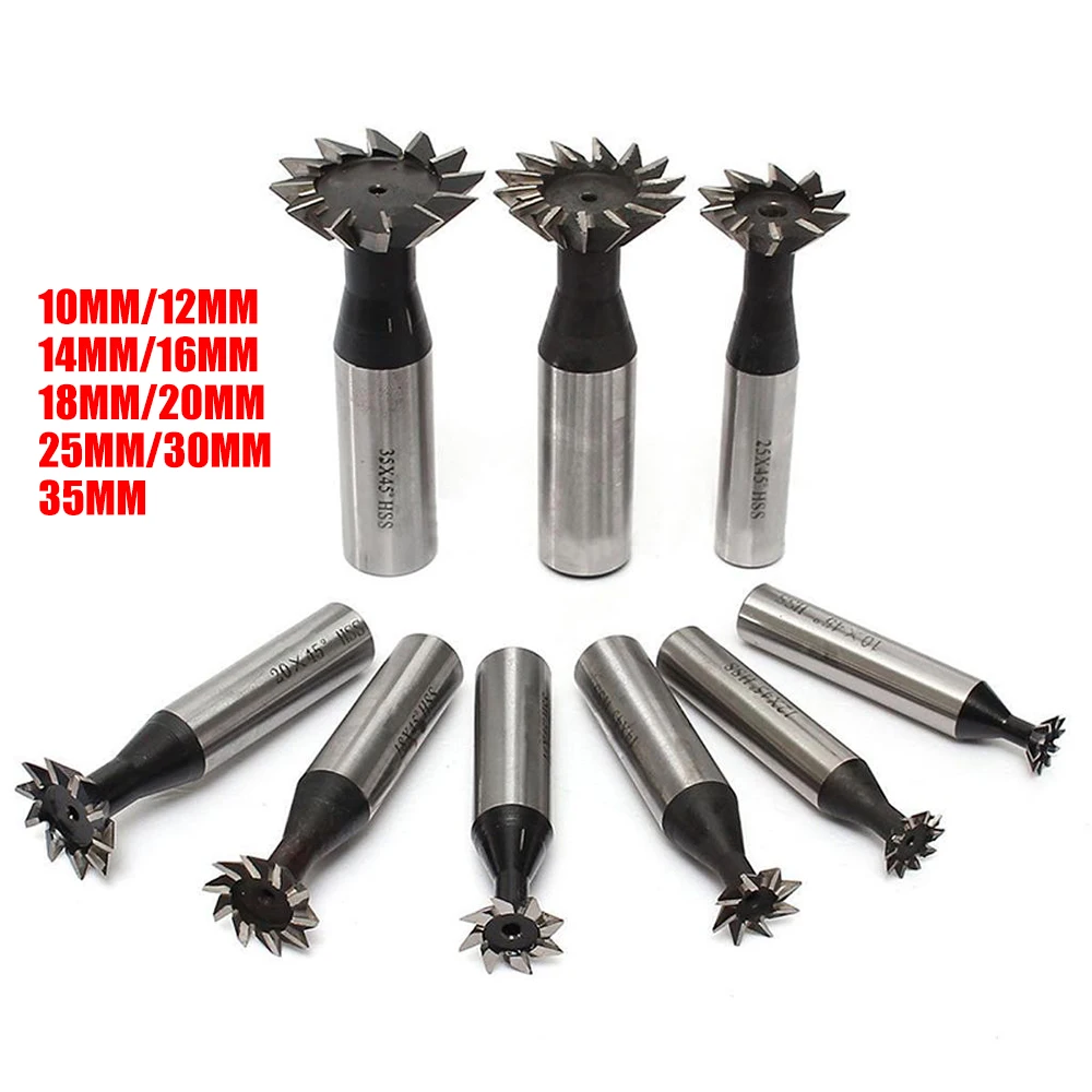 

Kit Milling Cutter Set 10-35mm End Mill HSS Tool Replacement Accessory