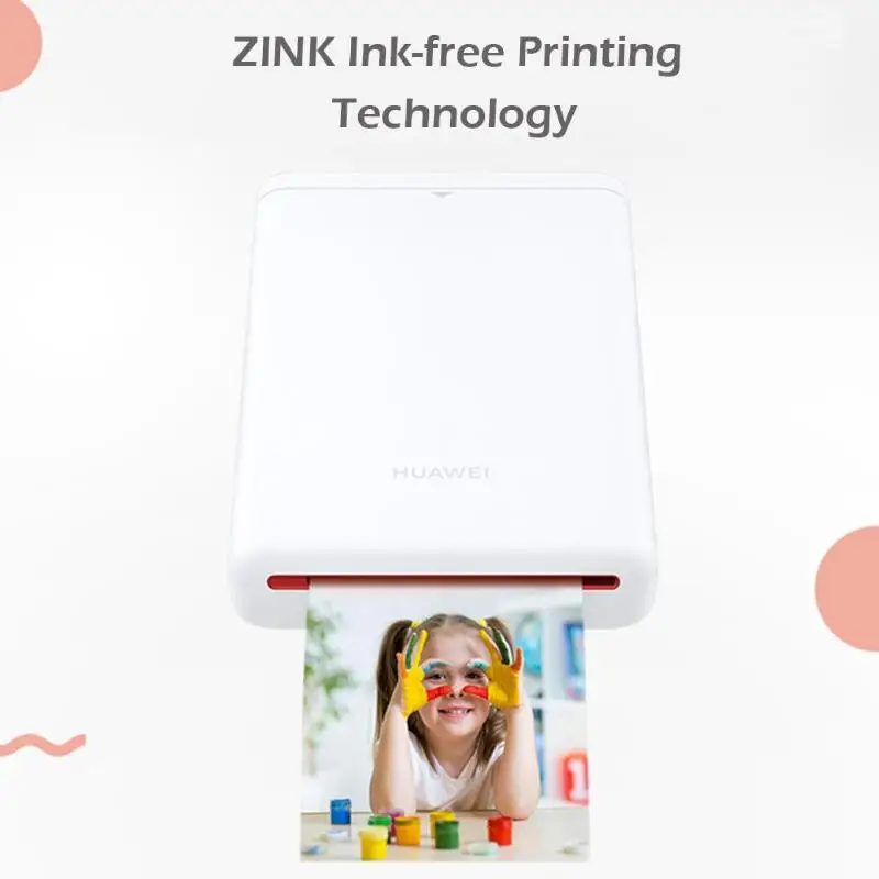 huawei Zink AR портативный фото Карманный принтер мини DIY Фото принтеры для мобильного телефона Bluetooth 4,1 300 точек/дюйм принтер картинок