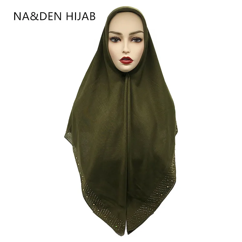 1 шт. Tudung исламский хиджаб шарф квадратной формы Для женщин глушитель выхлопной