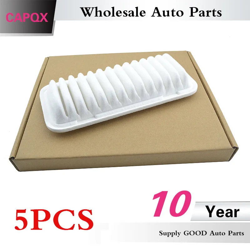 CAPQX 5 шт оптом автомобильный воздушный фильтр OEM:17801 23030 для YARIS YARIS/ECHO RACTIS AYGO 1992 2005 2006